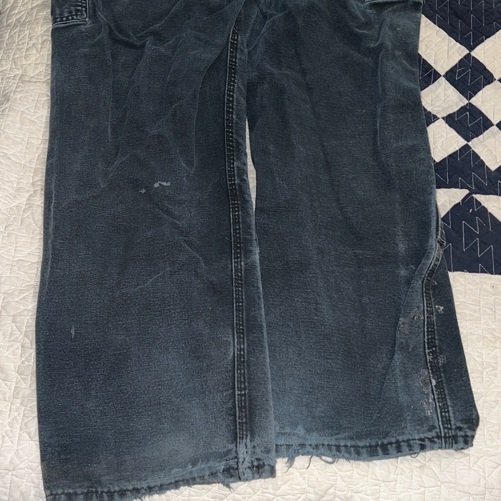 Distressed Carhartt double Lee work pants vintage 36” x 32” - Picture 4 of 4